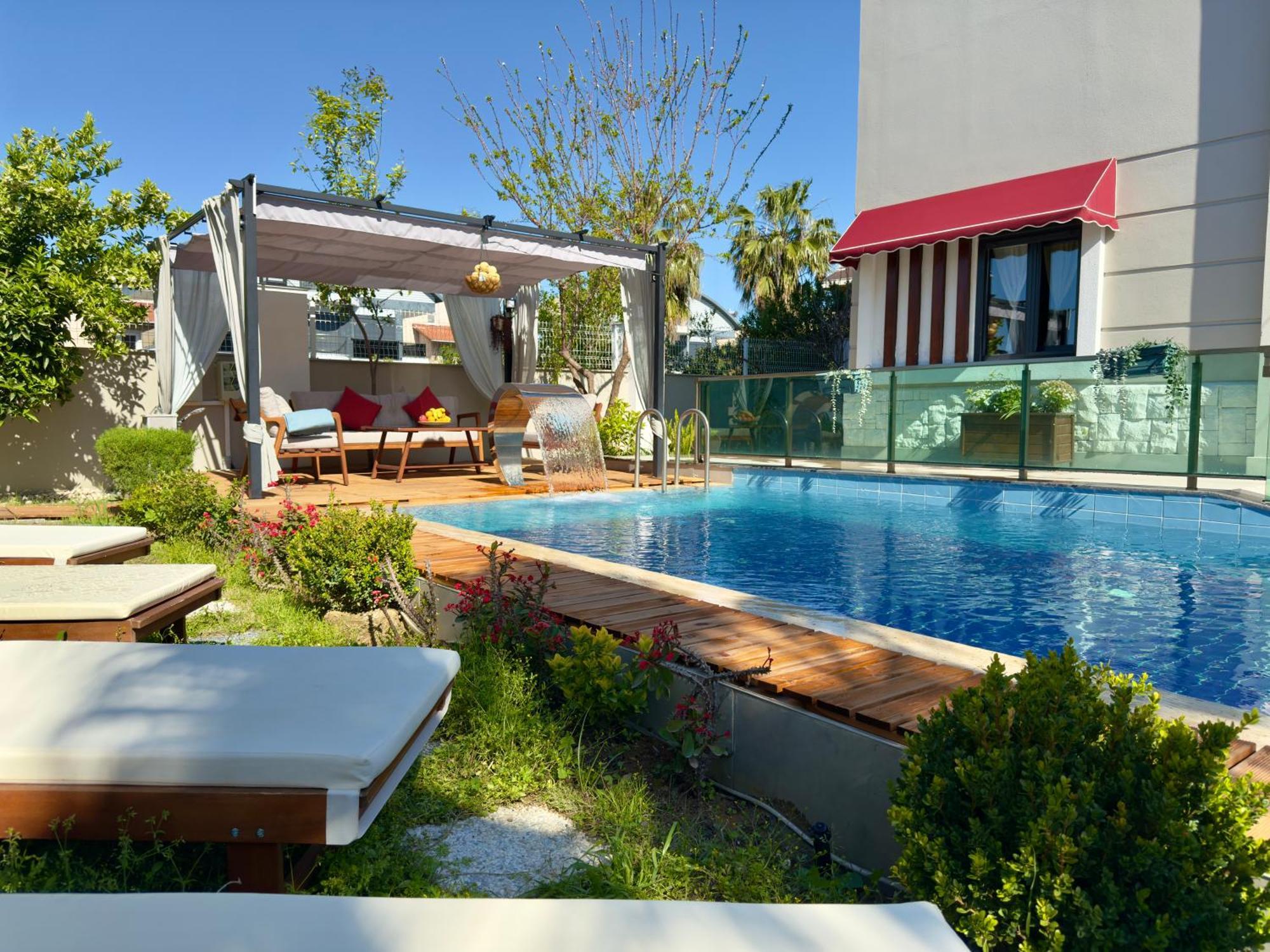 Villa Annabell1 With Swimming Pool And Jacuzzi, 3 Floors เบเลก ภายนอก รูปภาพ