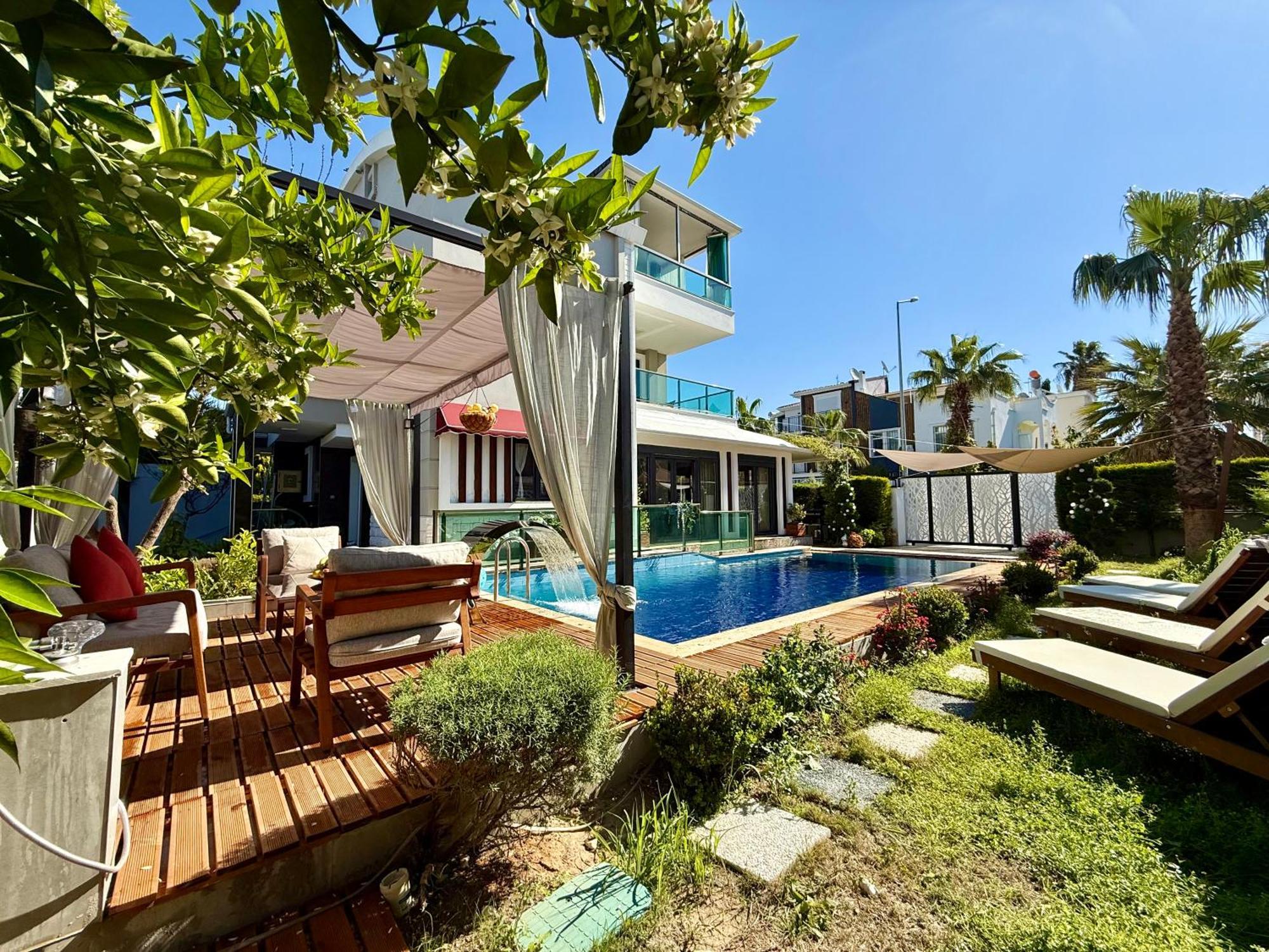 Villa Annabell1 With Swimming Pool And Jacuzzi, 3 Floors เบเลก ภายนอก รูปภาพ